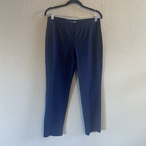 Eileen Fisher Pants Womens Small Blue Pull On Ankle Viscose Blend Lagenlook